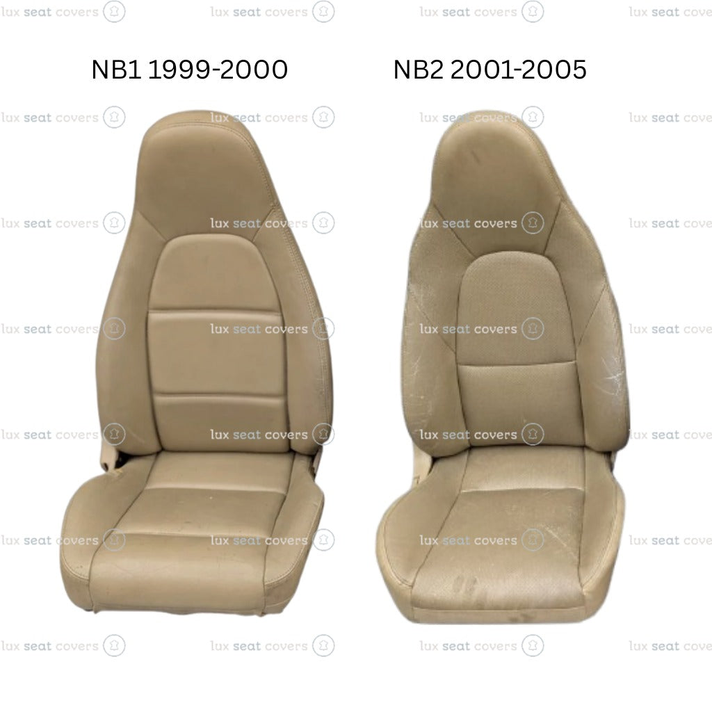Mazda MX-5 NB Miata Seat Covers | 1999-2005 | Black | Diamond Pattern