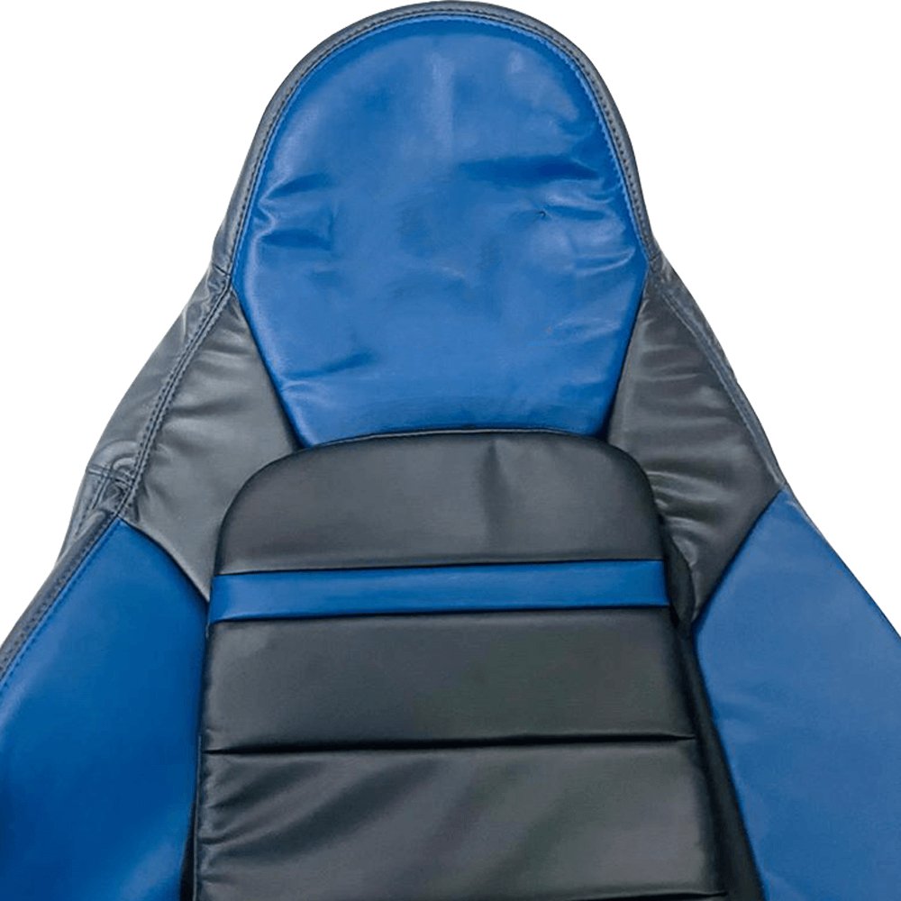Corvette C6 Seat Covers - Blue & Black - Lux Seat Covers