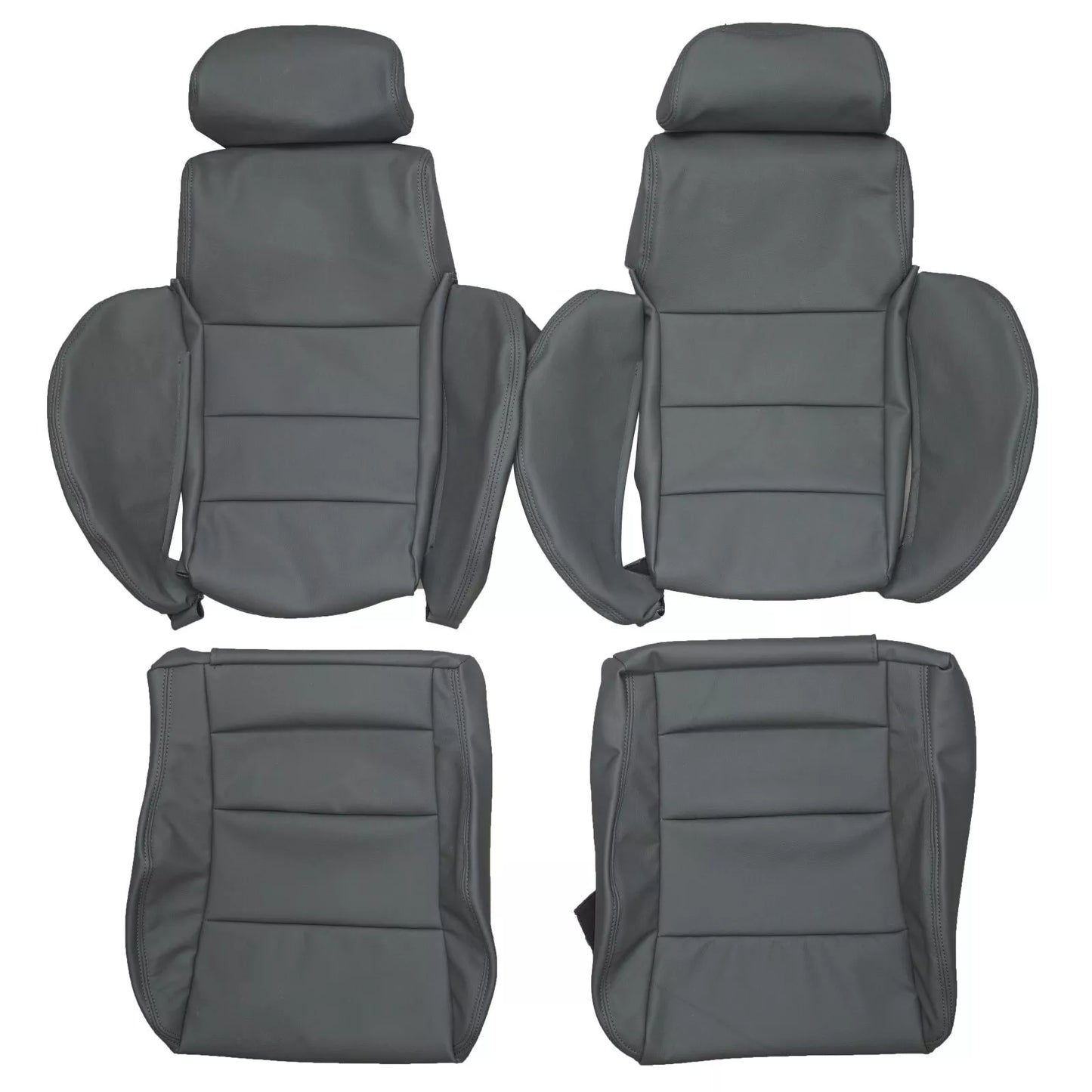 nissan-300zx-z31-1984-1989-custom-leather-seat-covers-oem-replacement-dark-gray