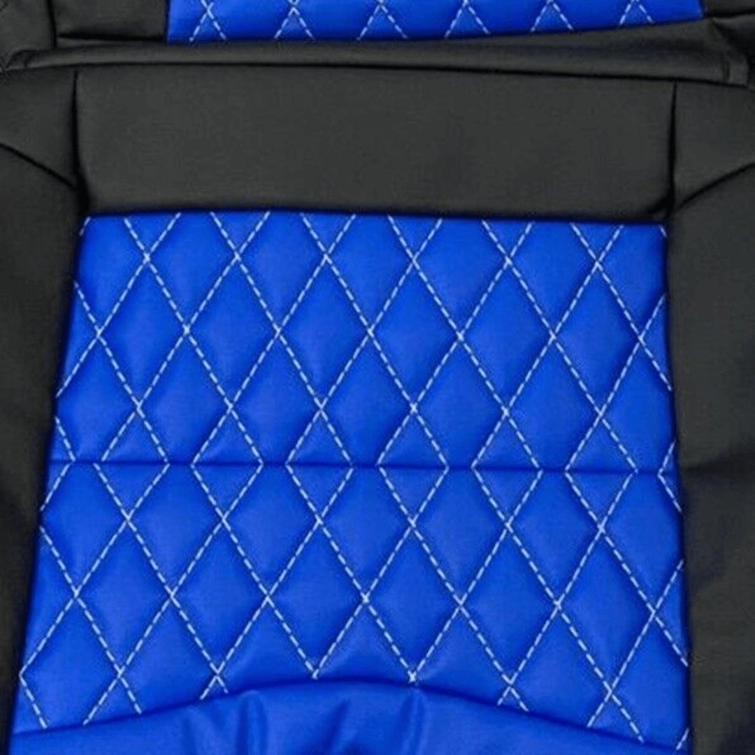 Nissan 350Z Seat Covers - Black & Blue Diamond - Lux Seat Covers