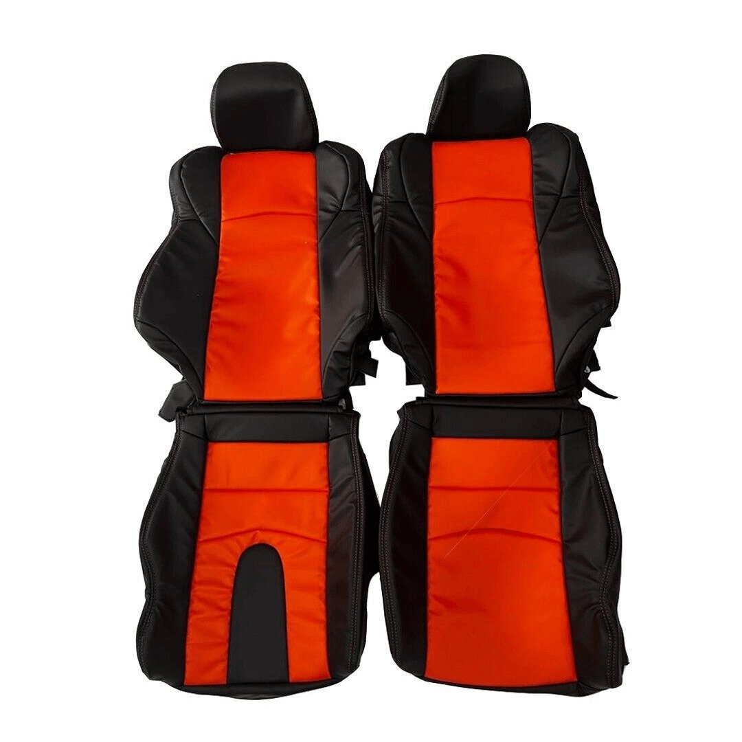 Nissan 350Z Seat Covers - Black & Red - Lux Seat Covers