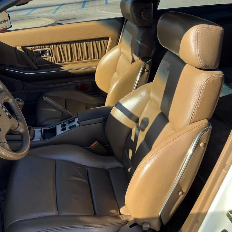 hop custom leather seat covers designed for a precise OEM fit in your Nissan 300ZX Z31. Choose your style and enjoy premium quality and lasting durability.
