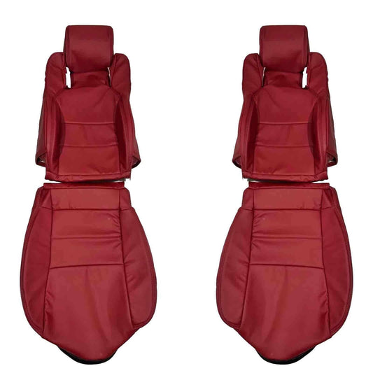 Toyota Supra MK3 Seat Covers - Dark Red - Lux Seat Covers